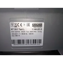 Karcher NT 30/1 Tact L Profesjonalny odkurzacz uniwersalny (1380 W, 30 l, klasa L) OUTLET