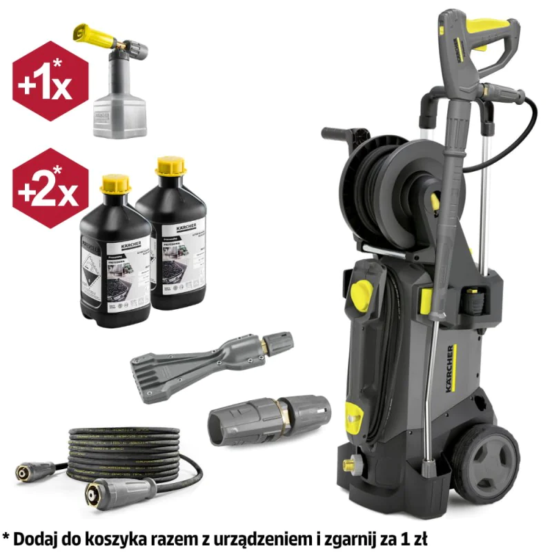 Karcher HD 5/15 CX Plus + turbodysza Profesjonalna myjka ciśnieniowa (200 bar, 500 l/h) - 1.520-932.0