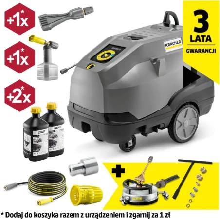 Zestaw Karcher HDS 13/20-4 S + Przystawka FRV 30 Me + Zestaw dysz do FRV