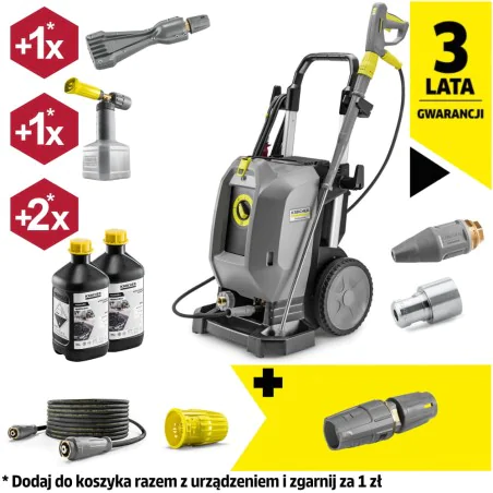 Zestaw Karcher HD 10/25-4 S Plus + Dysza trójstopniowa