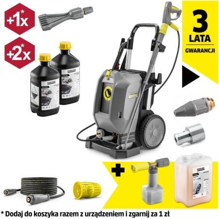 Zestaw Karcher HD 9/20-4 S Plus + Lanca pianowa + Piana alkaliczna RM 838