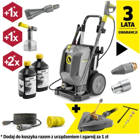 Zestaw Karcher HD 9/20-4 S Plus + Przystawka FRV 30 + Zestaw dysz do FR