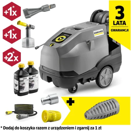 Zestaw Karcher HDS 13/20-4 SXA + Dysza rotacyjna