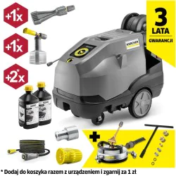 Zestaw Karcher HDS 13/20-4 SXA + Przystawka FRV 30 Me + Zestaw dysz do FRV