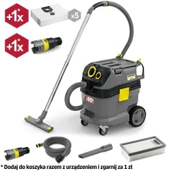 Karcher NT 30/1 Tact Te L Profesjonalny odkurzacz uniwersalny (1380 W, 30 l, klasa L) - 1.148-211.0