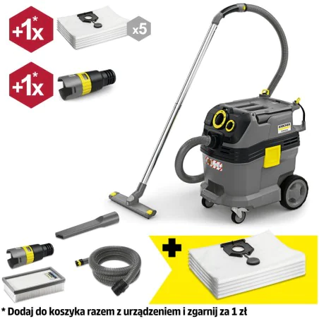 Zestaw Karcher NT 30/1 Tact Te L + Worki flizelinowe