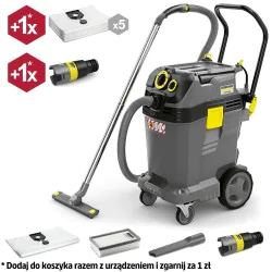 Karcher NT 50/1 Tact Te L Profesjonalny odkurzacz uniwersalny (1380 W, 50 l, klasa L) - 1.148-411.0