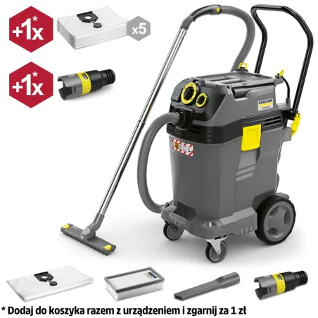 Karcher NT 50/1 Tact Te L Profesjonalny odkurzacz uniwersalny (1380 W, 50 l, klasa L) - 1.148-411.0