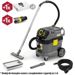 Karcher NT 30/1 Tact Te M Profesjonalny odkurzacz uniwersalny (1380 W, 30 l, klasa M) - 1.148-235.0