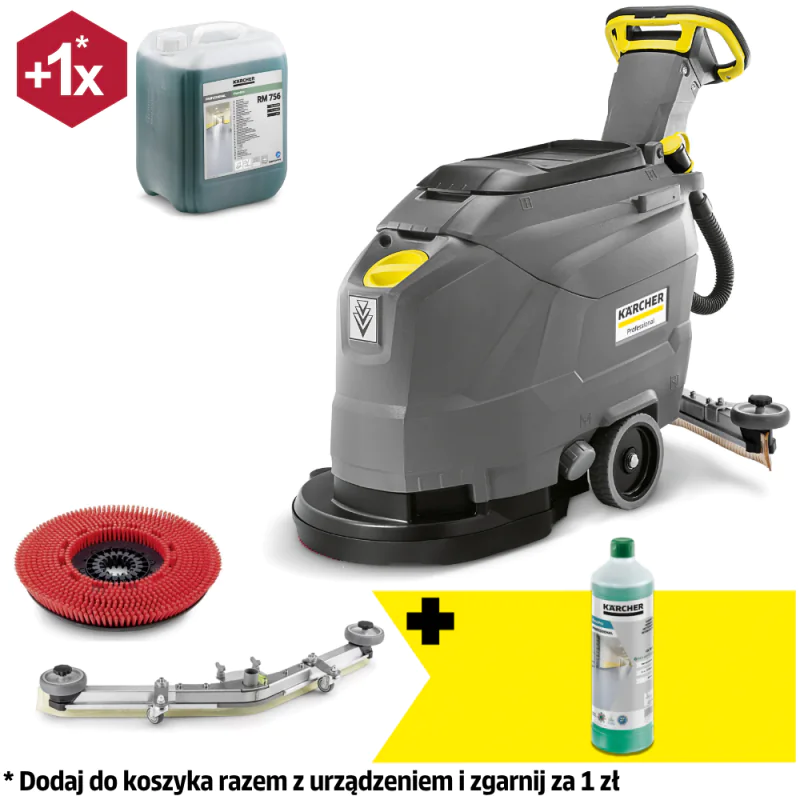 Zestaw Karcher BD 43/25 C Bp + Płyn do posadzek
