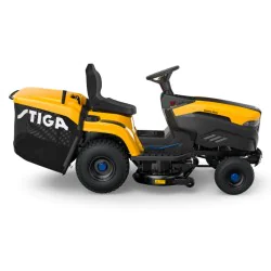 Stiga Estate 384e Akumulatorowy traktor ogrodowy (240 l, 3000 m², Automat) OUTLET