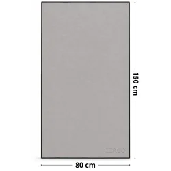 ZERGO SnapDry 80 x 150 cm Steel Slate