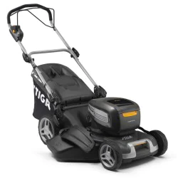 Stiga Combi 50 V AE Kosiarka akumulatorowa w zestawie z 2 akumulatorami i szybkimi ładowarkami (2.20 kW, 48 cm, 70 l) OUTLET