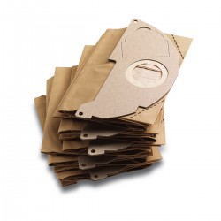 Papierowe torebki filtracyjne Karcher do WD 2 (5 szt.)