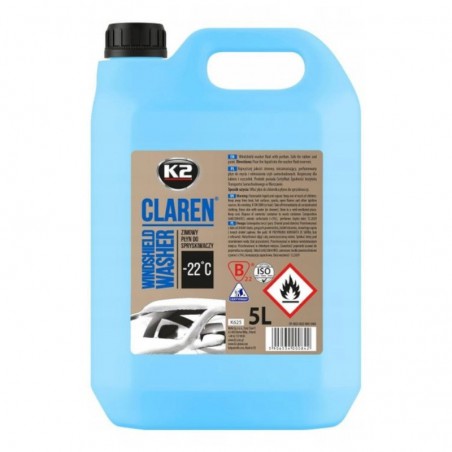 Płyn zimowy do spryskiwaczy K2 Claren -22°C (5 l)