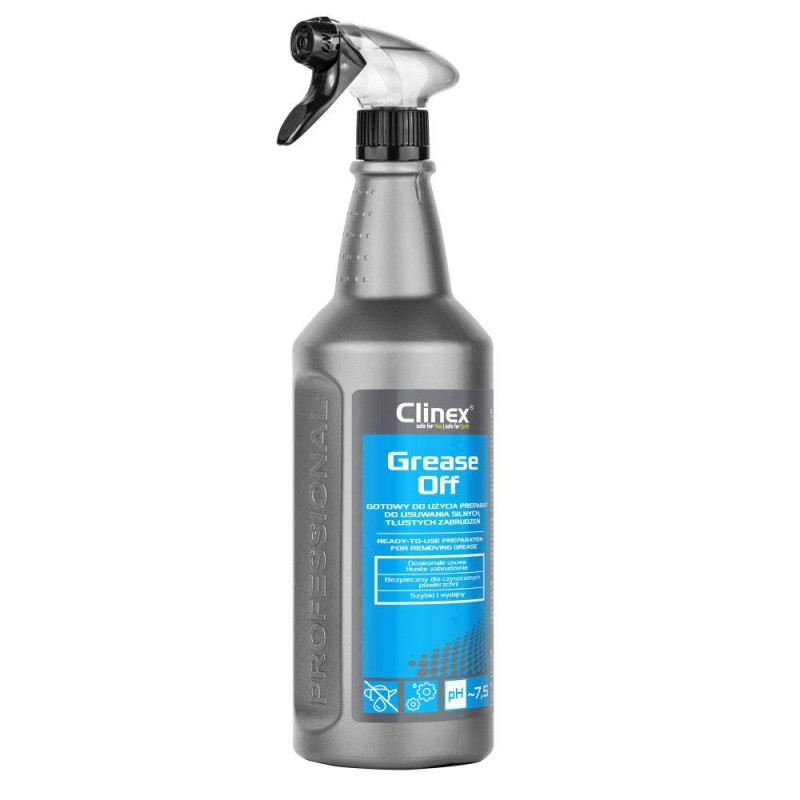 Gotowy do użycia płyn do tłustych zabrudzeń Clinex Grease Off (1 l)