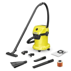 Karcher WD 3 V-17/6/20 Odkurzacz warsztatowy (1000 W, 17 l, 6 m) - 1.628-115.0