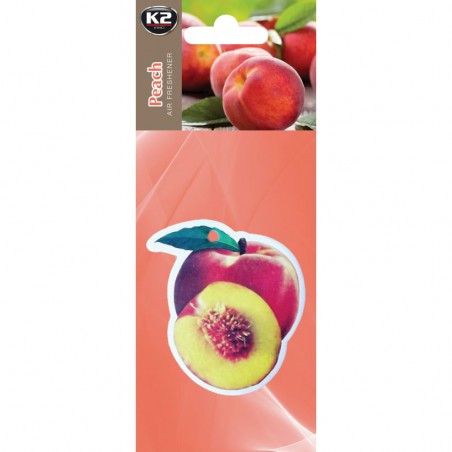 Samochodowy odświeżacz powietrza K2 Frutti (Peach)