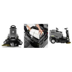 Zamiatarka Karcher KM 90/60 R Bp Akumulatorowa (5400 m2/h, 1150 mm) Zamiatarka Karcher KM 90/60 R Bp Akumulatorowa (5400 m2/h, 1150 mm)