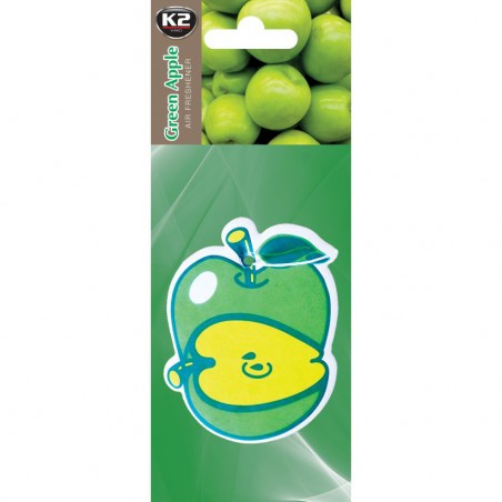 Samochodowy odświeżacz powietrza K2 Frutti (Green Apple)