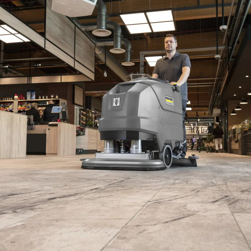 Karcher BD 80/100 W Bp Classic Szorowarka akumulatorowa z trakcją (4000 m²/h, 810 mm) - 1.127-012.0