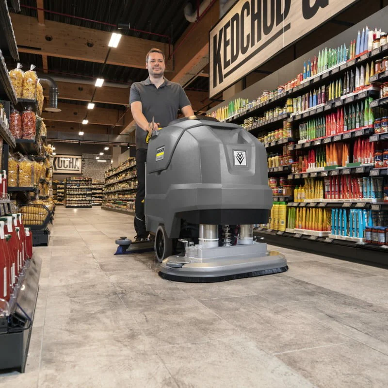 Karcher BD 80/100 W Bp Classic Szorowarka akumulatorowa z trakcją (4000 m²/h, 810 mm) - 1.127-012.0