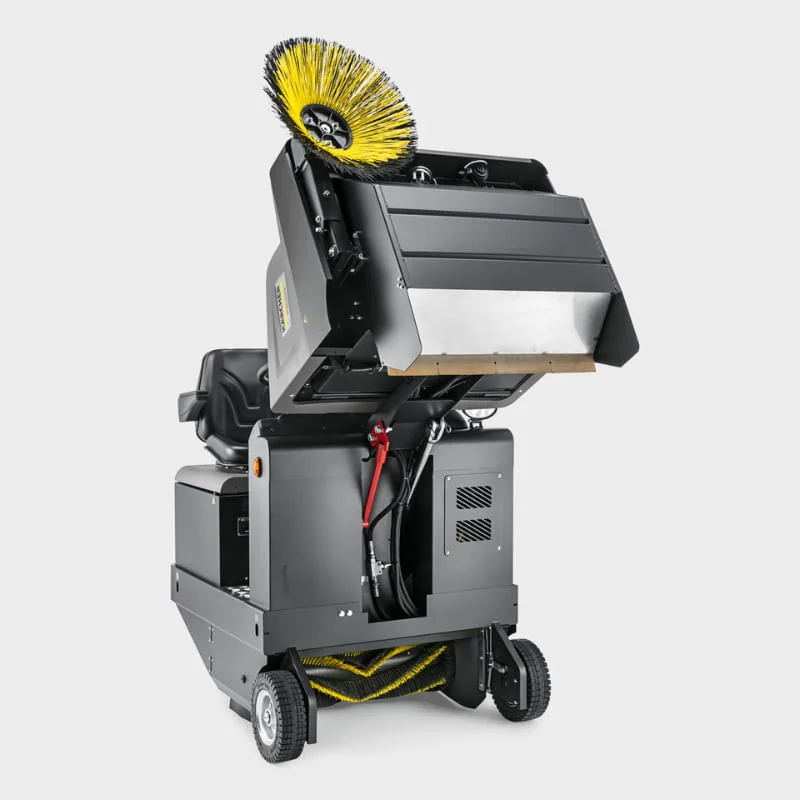 Karcher KM 105/180 R Bp Classic Zamiatarka przemysłowa samojezdna akumulatorowa (6300 m²/h, 1050 mm, 180 l) - 1.186-050.0