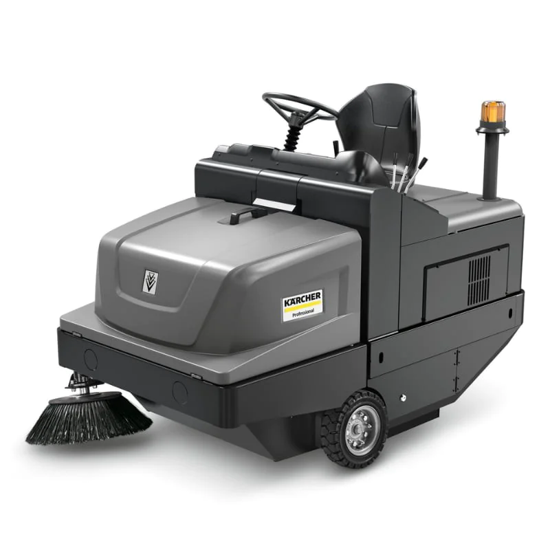 Karcher KM 105/180 R Bp Classic Zamiatarka przemysłowa samojezdna akumulatorowa (6300 m²/h, 1050 mm, 180 l) - 1.186-050.0