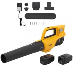 Stiga BL 300e Dmuchawa do liści w zestawie z akumulatorami i ładowarką (0.5 kW, 43 m/s, 20 V, 2 x 4 Ah) - 273504501/ST1