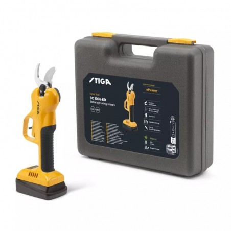Sekator Akumulatorowy Stiga SC 100e + Akumulator 2Ah + Ładowarka  (0.5 kW)