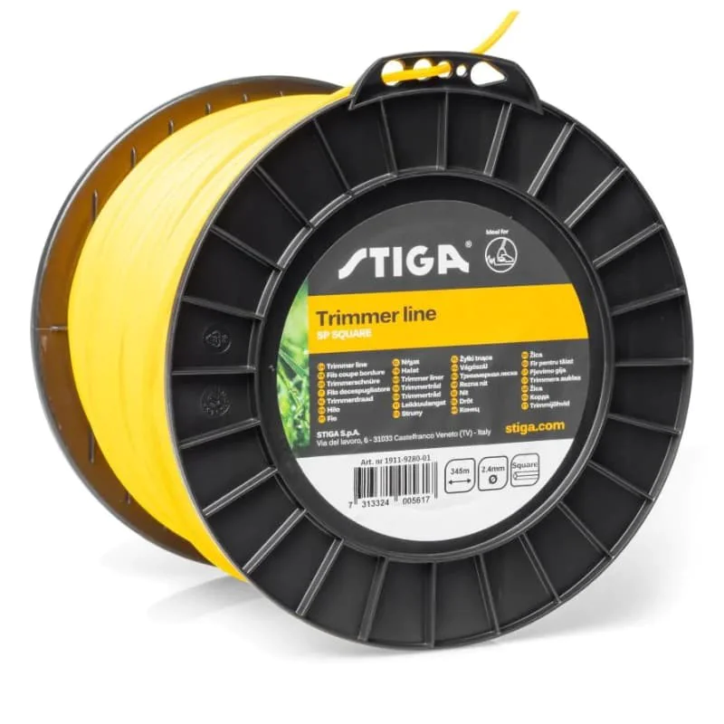Żyłka tnąca Stiga kwadratowa (2,4 mm x 345 m) Żyłka tnąca Stiga kwadratowa (2,4 mm x 345 m)