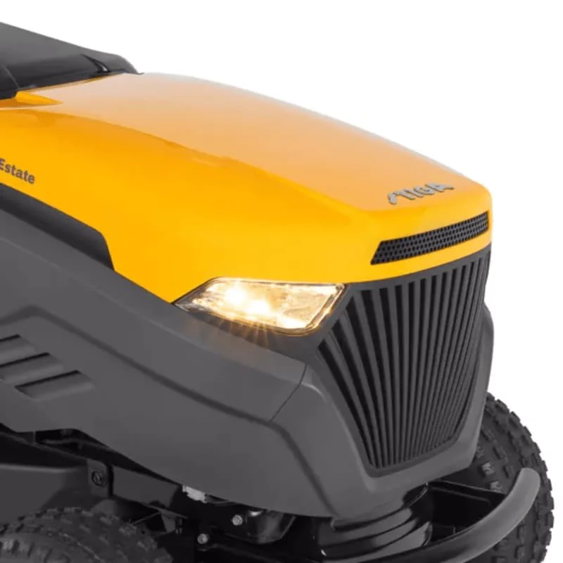 Zestaw Stiga Estate 398 W SE + Pług do odśnieżania 120 cm + Łańcuchy + Mocowanie + Kanister + Olej + Zestaw do odsysania