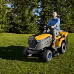 Zestaw Stiga Estate 398 W SE + Pług do odśnieżania 120 cm + Łańcuchy + Mocowanie + Kanister + Olej + Zestaw do odsysania