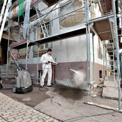 Zestaw Myjka wysokociśnieniowa Karcher HDS 5/15 U Ciepłowodna (150 bar, 450l/h, 80°C) + Akcesoria do czyszczenia fotowoltaiki