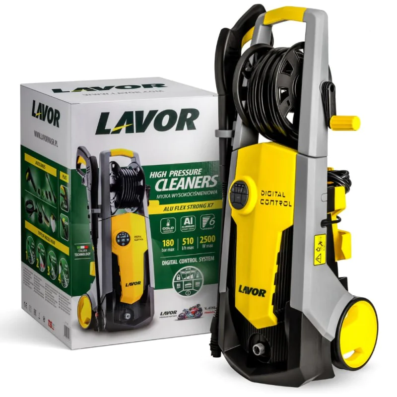 Lavor Alu Flex Strong X7 Myjka ciśnieniowa (180 bar, 2500 W) - 8.101.0044C