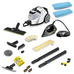 Mop Parowy Karcher SC 5 EasyFix Parownica Zestaw z Żelazkiem (4.2bar, 2250W) + zestaw akcesoriów