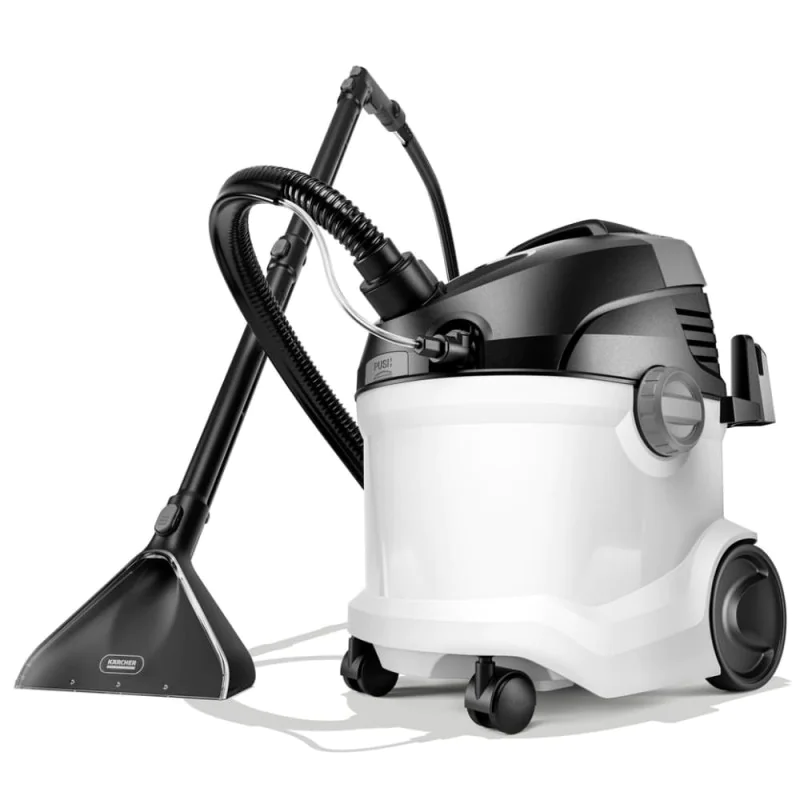 Zestaw Karcher SE 5 + Ssawka samochodowa + Dysza do prania tapicerki + Proszek RM 760 iCapsol