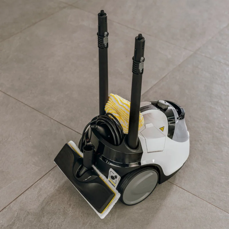 Zestaw Karcher SC 5 EasyFix + Nakładka do odświeżania dywanów + Duża okrągła szczotka