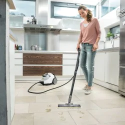 Zestaw Karcher SC 5 EasyFix + Nakładka do odświeżania dywanów + Duża okrągła szczotka