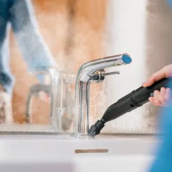 Zestaw Karcher SC 5 EasyFix + Nakładka do odświeżania dywanów + Duża okrągła szczotka