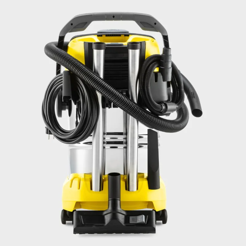 Karcher WD 6 P S V-30/6/22/T Odkurzacz warsztatowy z gniazdem i stalowym zbiornikiem (1300 W, 30 l, 6 m) - 1.628-361.0