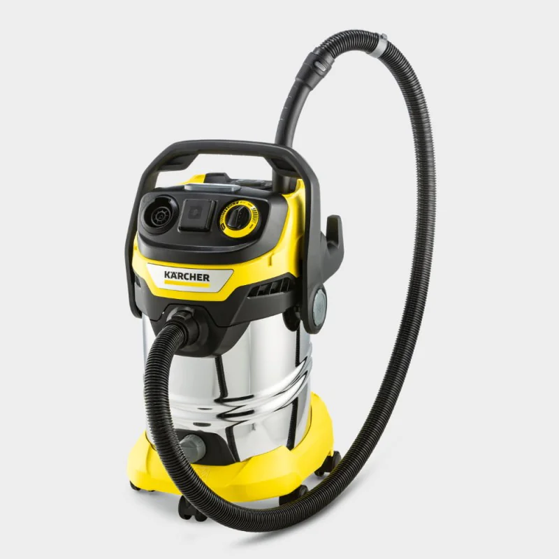 Karcher WD 6 P S V-30/6/22/T Odkurzacz warsztatowy z gniazdem i stalowym zbiornikiem (1300 W, 30 l, 6 m) - 1.628-361.0