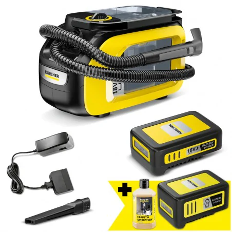 Zestaw Karcher SE 3-18 Compact Battery Set + Akumulator 5.0 Ah + Środek do czyszczenia RM 519