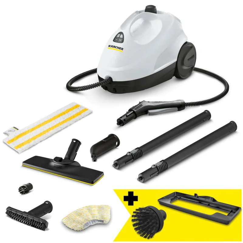 Zestaw Karcher SC 2 EasyFix + Nakładka do odświeżania dywanów + Nakładka do odświeżania dywanów Zestaw Karcher SC 2 EasyFix + Nakładka do odświeżania dywanów + Nakładka do odświeżania dywanów