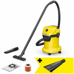 Odkurzacz Uniwersalny KARCHER WD 3 V-15/6/20 (1000W, 15l, 6m) SET