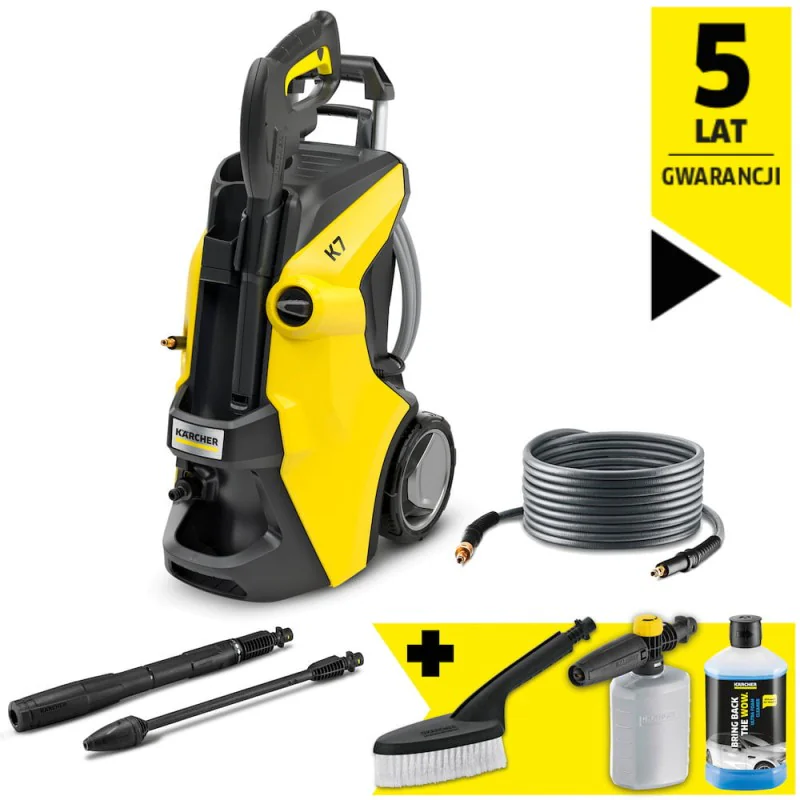 Zestaw Karcher K 7 Power Flex + Miękka szczotka myjąca + Pianownica FJ 6 + Ultra piana