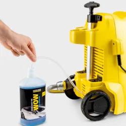 Zestaw Karcher K 3 Classic + Miękka szczotka myjąca + Pianownica FJ 6 + Szampon samochodowy