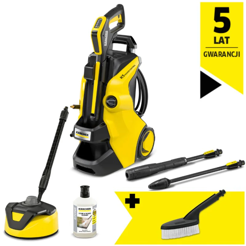 Zestaw Karcher K 5 Power Control Home T-Racer T 5 + Miękka szczotka myjąca