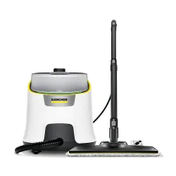 Zestaw Karcher SC4 Deluxe + Okrągła duża szczotka + Nakładka do odświeżania dywanów