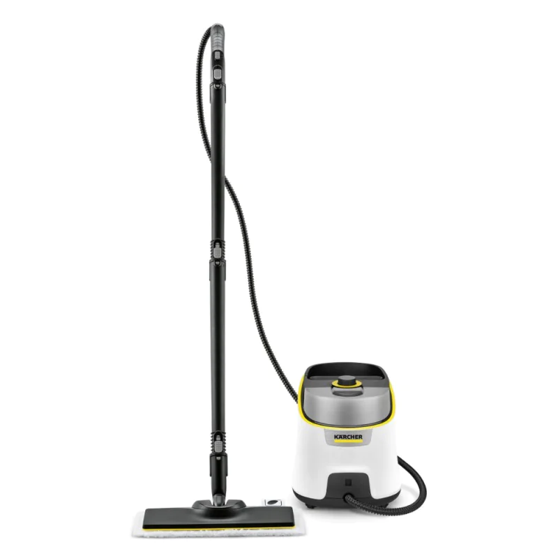Zestaw Karcher SC4 Deluxe + Okrągła duża szczotka + Nakładka do odświeżania dywanów